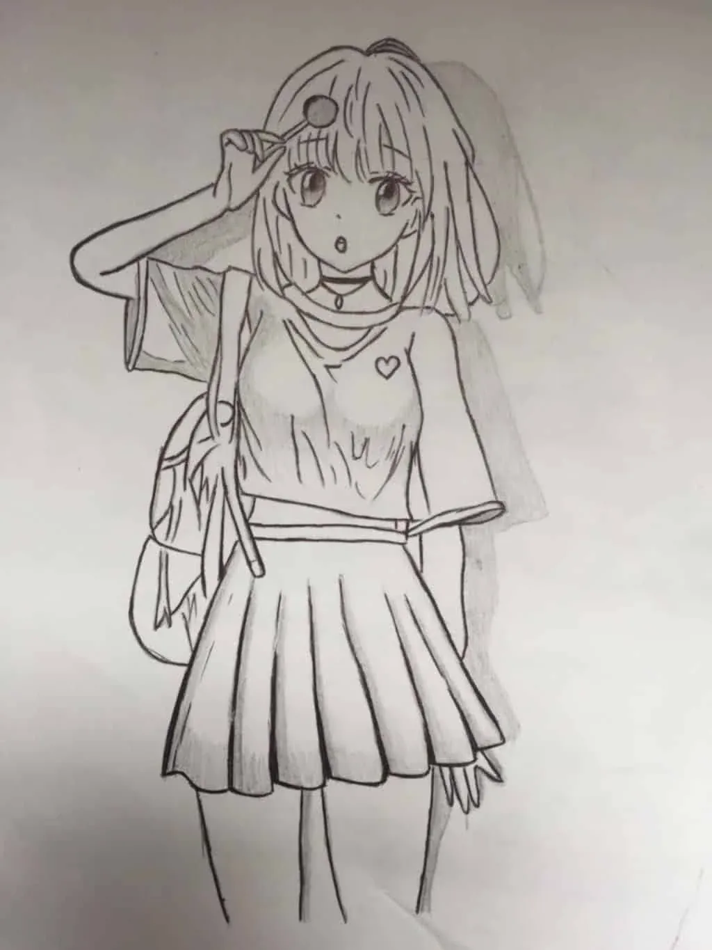 100+ hình vẽ anime nữ đơn giản đẹp nhất · ảnh 1