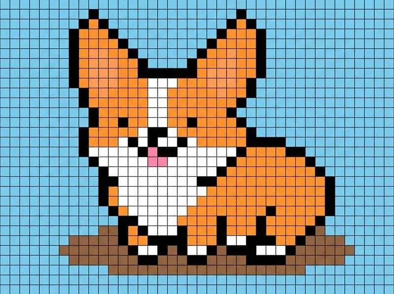 99+ hình pixel đơn giản đẹp mắt đầy hoài cổ cho bạn sáng tạo · ảnh 2