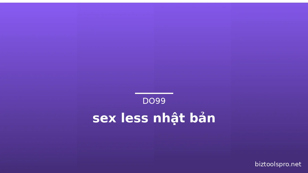 sex less nhật bản · ảnh 1