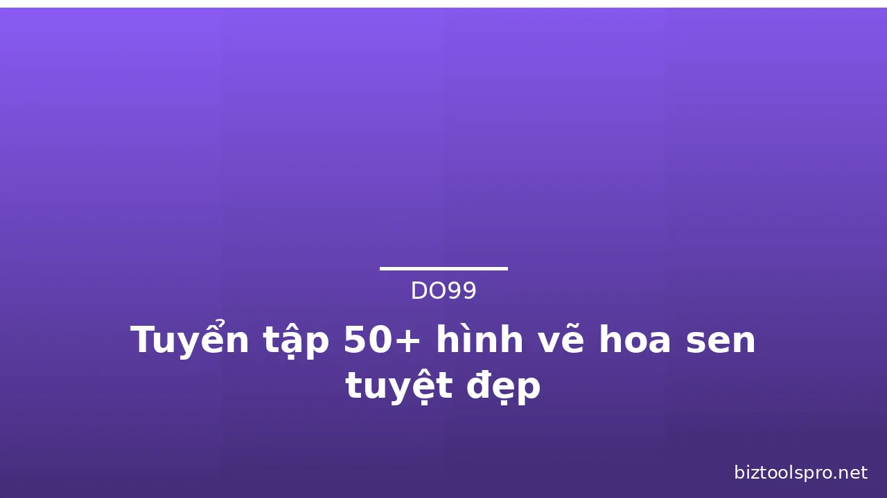 Tuyển tập 50+ hình vẽ hoa sen tuyệt đẹp · ảnh 2
