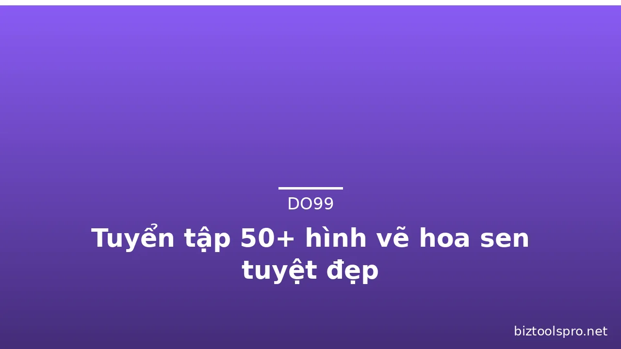Tuyển tập 50+ hình vẽ hoa sen tuyệt đẹp · ảnh 3