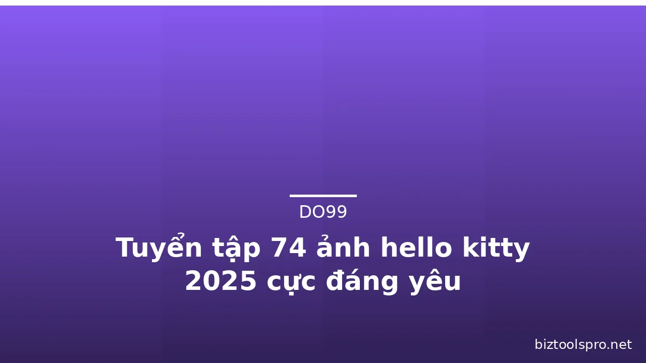 Tuyển tập 74 ảnh hello kitty 2025 cực đáng yêu