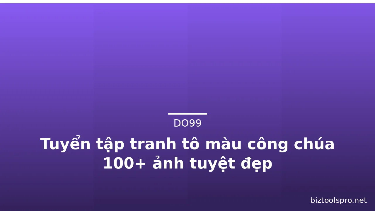 Tuyển tập tranh tô màu công chúa 100+ ảnh tuyệt đẹp · ảnh 3